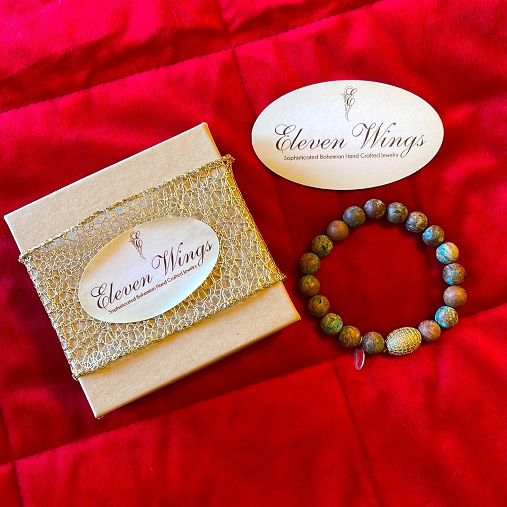Boho Gemstone Bracelet by Eleven Wings